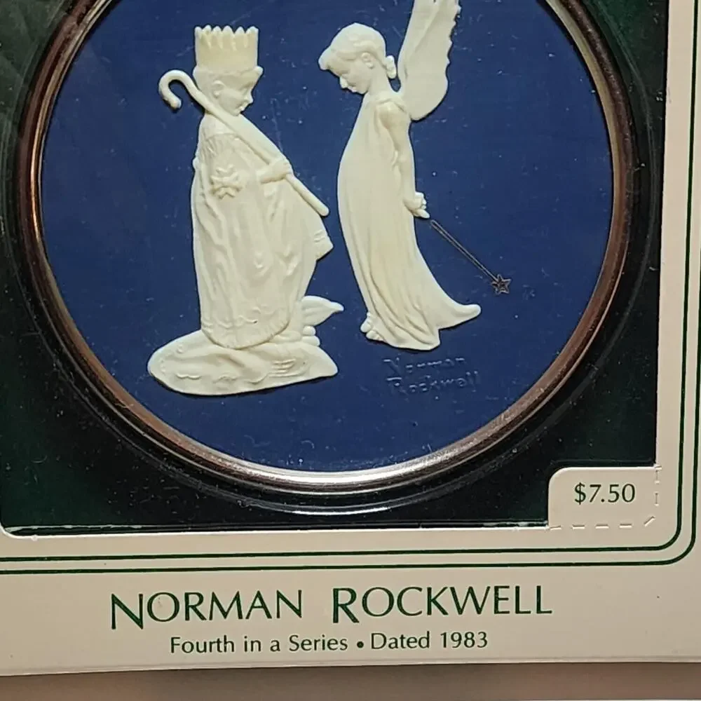 Vintage 1983 Norman Rockwell 4th In Series Dress Rehearsal Christmas Ornament 🎄